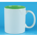 Premium Grade A 11oz Sublimation Blank Mugs (Qty 36/ctn).white outsize,colorful inside.